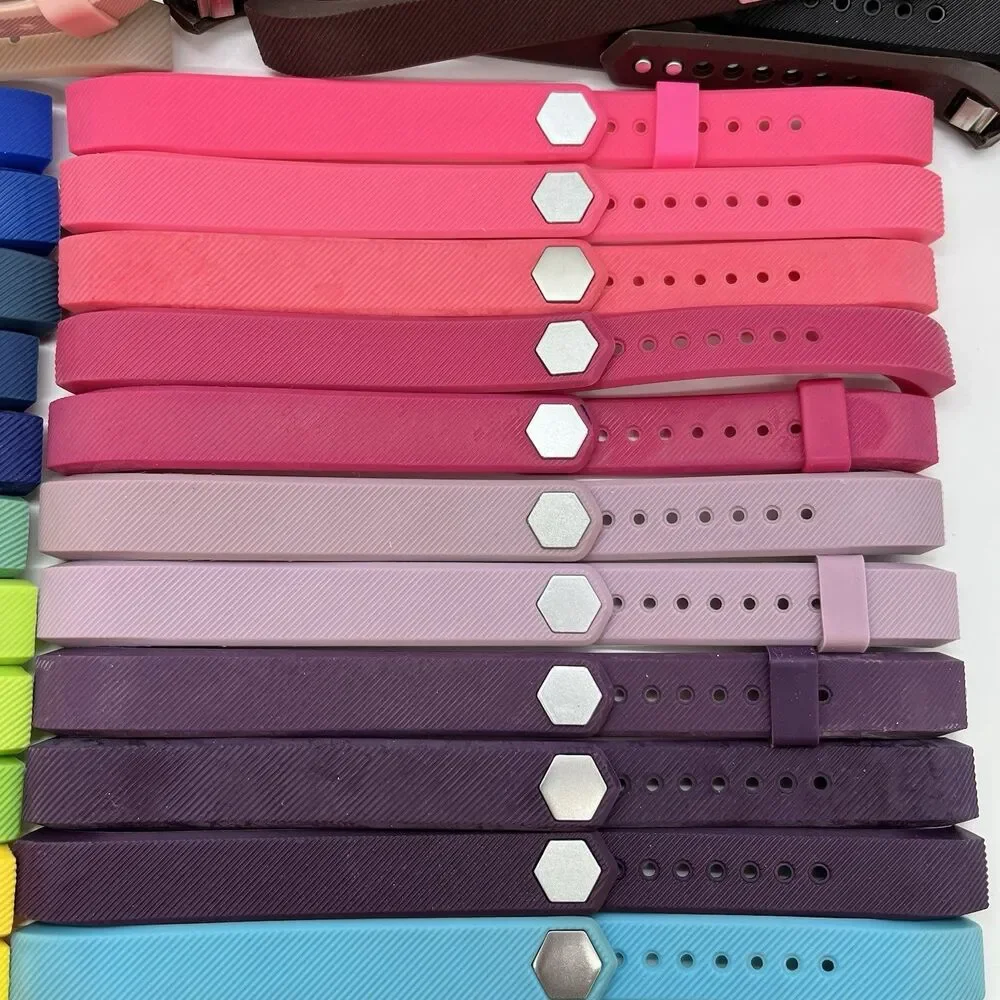 Huge Lot Of 45 Fitbit Alta Replacement Bands Size Small Silicone